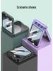 Samsung Z Flip 6 Foldable Screen Case with Large Window, Ultra-Thin Magnetic Buckle, Elegant Design.