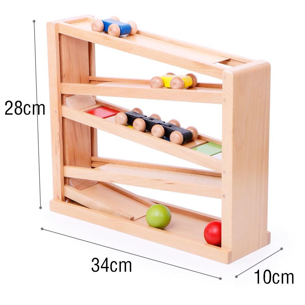

Деревянная машинка-каталка из бука для малышей - Развивает логическое мышление и зрительное слежение