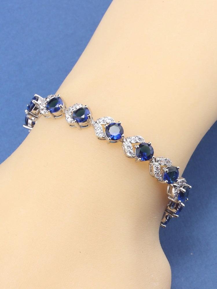 Original  Charms France Elegant Women Fine Jewelry Accessories 12 Colorful Adjustable Length Chain Link Bracelet For Girls