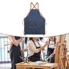 Denim Apron Chef Canvas Apron Kids Adult Multifuntional For Hair Stylist Cafes Bars Woodworking Children'S Painting Room