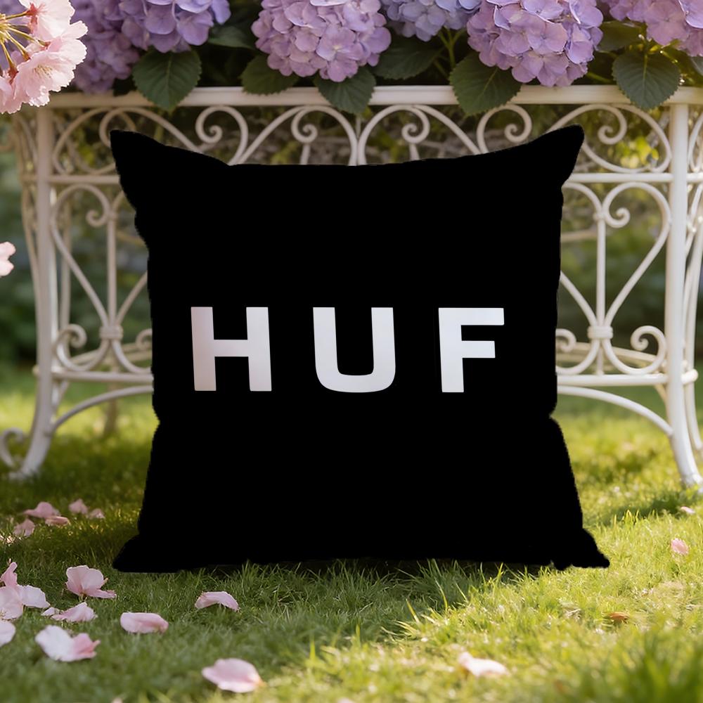 Brand H-Huf Fashion Cushion Cover Home & Car Dual-Scene Pillow Cover: Reversible for Premium Comfort