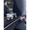 Cute Puppy Schnauzer Car Aromatherapy 2025 New Arrival Fragrant Stone Air Outlet Fashion Play Decorative Pendant New Car Gift