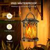 Solar Flame Lanterns Outdoor Waterproof Upgraded Flickering Flame Solar Lantern Lights Decorative Hanging Lamp for Yard Garden