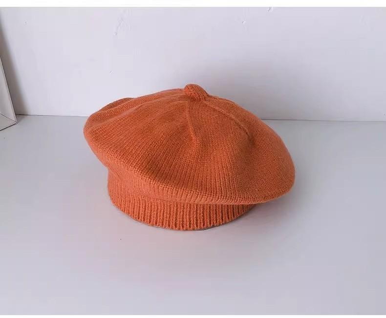 Baby Strickmütze Winter Saison Warm Unisex Kleinkind Künstler Baskenmütze