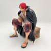 18cm One Piece Shanks Anime Figure Four Emperors Red Haired Shanks Action Figure Adult Collectible Model Doll Toys Gift