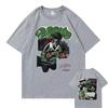 Rapper Mf Doom Madvillainy The Illest Villains Double Sided Print Tshirt Men Fashion Oversized Tshirt Male Hip Hop Trend Tees