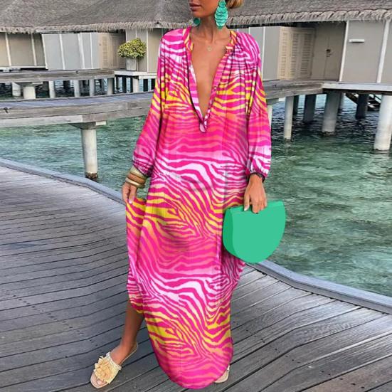long sleeve maxi beach cover up
