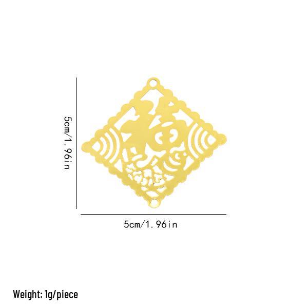 Inspirational Chinese-Style Stainless Steel Bookmark: Creative Student Stationery, Cultural Graduation Gift, Text Hollow Design