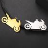 Teamer Cute Helicopter Charm Stainless Steel Airplane Motorbike Vehicle Pendant for Jewelry Making Creative DIY Wholesale