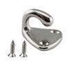Vessel Wall Hooks - Stainless Steel 316 Fender Hooks, Wall Mounted Hooks Boat Storage