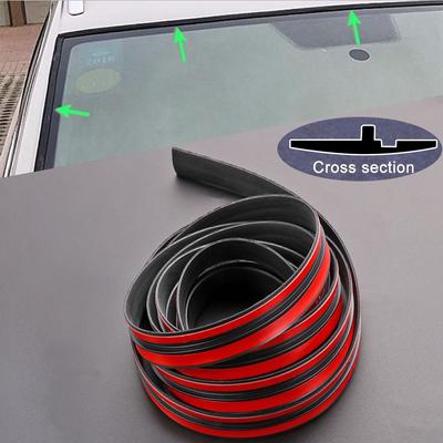 T Style Sunroof Rubber Car Trim Edge Protector Seal Strip Weatherstrip Styling Mouldings Exterior Parts