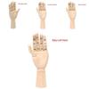 Elegantes Holzmodell für rechte und linke Hand zum Skizzieren und Zeichnen mit beweglichen Gelenkfingern Mannequin