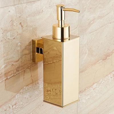 Flüssigseifenspender Badezimmer Wandmontage Gold Edelstahl Duschgel Waschmittel Shampoo Flasche für Küche Hotel Zuhause