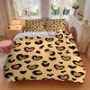3pcs Leopard Print Bedding Set, Breathable And Soft, Suitable for All Seasons Machine Washable, Suitable for Bedroom Decoration,yy250822112