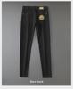 Men's Slim Straight Stretch Jeans with Gold Embroidery - Spring/Autumn Collection