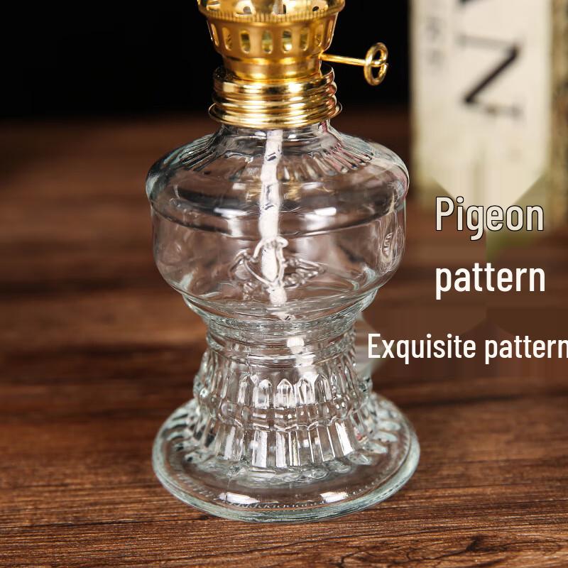 Retro Glass Kerosene Table Lamp