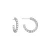 Earrings - LUXENTER - Chenfa - Rhodium-plated - Zirconia - Silver-plated