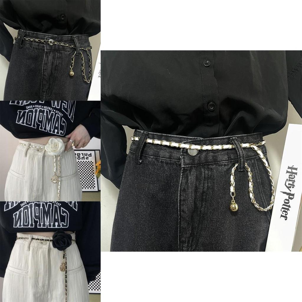 Beautiful Womens Floral Waist Chain Belt Perfect For Trendy Dress And Coat Looks