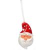 Santa Claus Figurine Ceramic Pendant 12.5 CM No. 6
