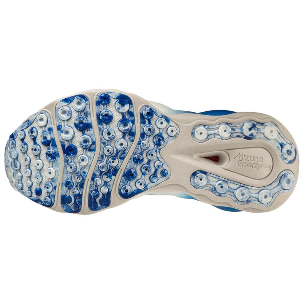 Mizuno Wave Neo Ultra Fashion Comfortable Non-Slip Durable Mid-Top Casual Running Shoes Men Running Shoes White Blue J1GC223401