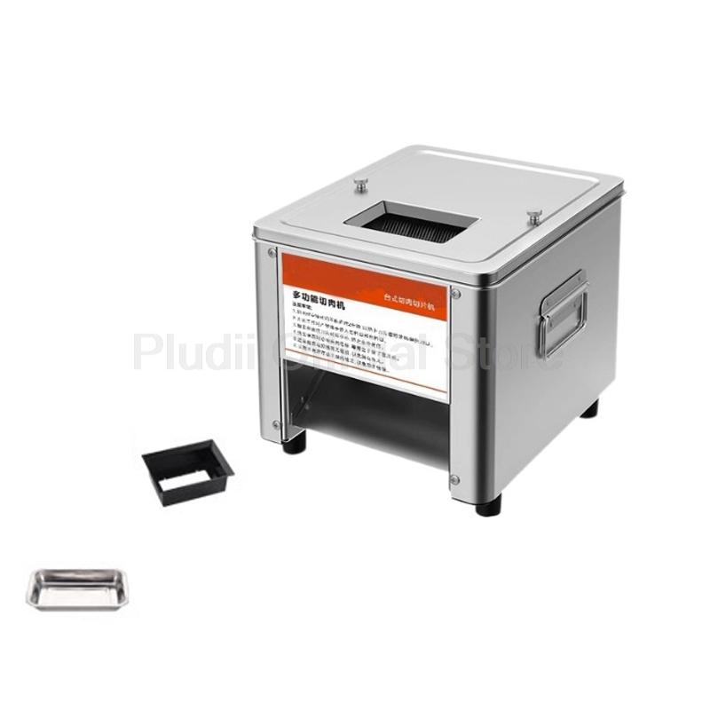 Commercial Electric Meat Slicer Machine Household Meat Grinder Automatic Fish Cutter Vegetable Cutter Fillet Shredded Slicer
