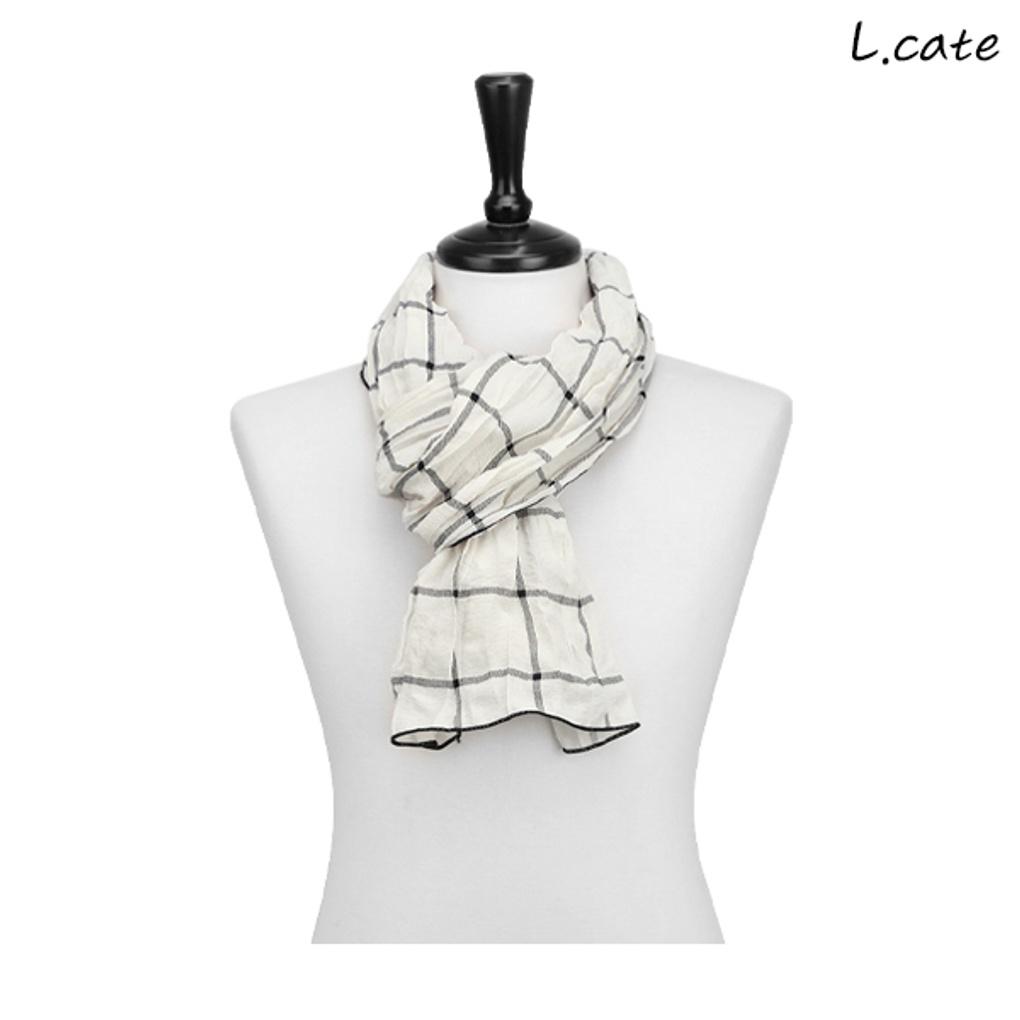 Elkate Women s Muffler LNM192 Checkered Pattern Fashion Scarf