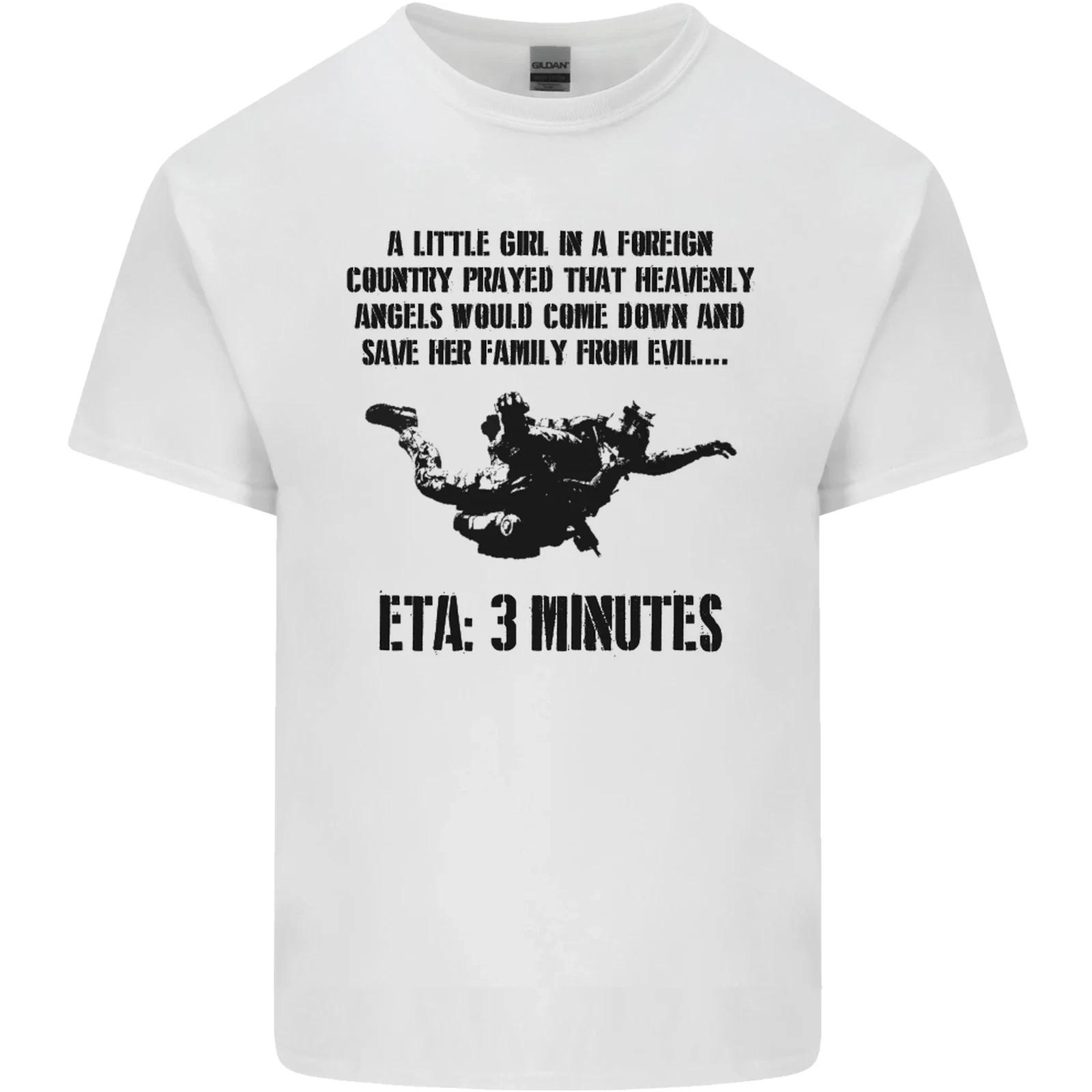 

ETA 3 Mins Parachute Regiment Para 1 2 3 4 Kids T-Shirt Childrens 4XL