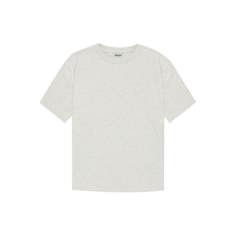 Fear of God Essentials SS21 Short Sleeve T-Shirt 'Light Heather Oatmeal' Men's FOG-SS21-597