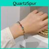 Schickes Geometrisches Sommerarmband aus Eisen für Damen Mit Zirkonkristallen Modisch und Trendig
