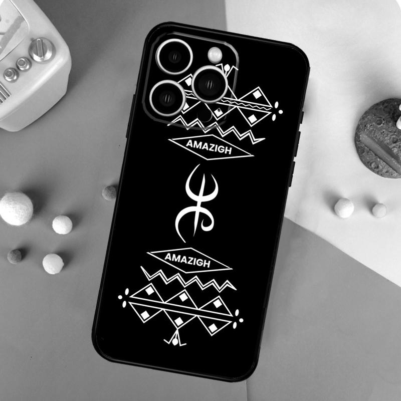 Amazigh Berber Symbol Case For iPhone 16 15 14 Pro 11 12 13 Pro Max XS X XR Plus 12 13 Mini Soft Cover