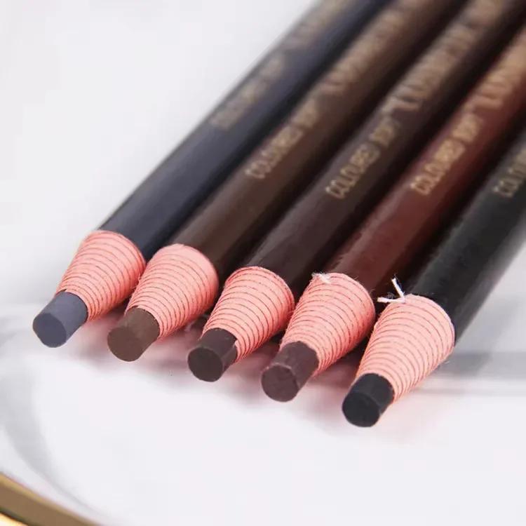 Waterproof Cosmetic Eyebrow Pencil Microblading 1818 Tear Off Eyebrows Tatoo Lasting Easy Coloring 5 Colors Definer Makeup Tools