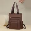 Tragbare Tote-Tasche Rucksack für zwei Zwecke einfacher Damenrucksack