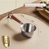 150ML 304 Stainless Steel Mini Pouring Pot with Wooden Handle, 2-Pack