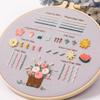 Embroidery Kit For Beginners Adults 3 Embroidery Kit Stamped Patterns Needles Color Threads Full Range Accessories Cross Stitch