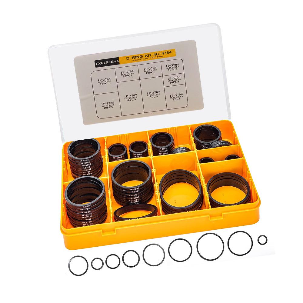 80-Piece Nitrile Rubber O-Ring Kit for Caterpillar Polarlander