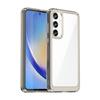 For Samsung Galaxy A35 5G Phone Case WANLONFENG XC Series TPU Acrylic Cover with Tempered Glass (Big Lens Hole)