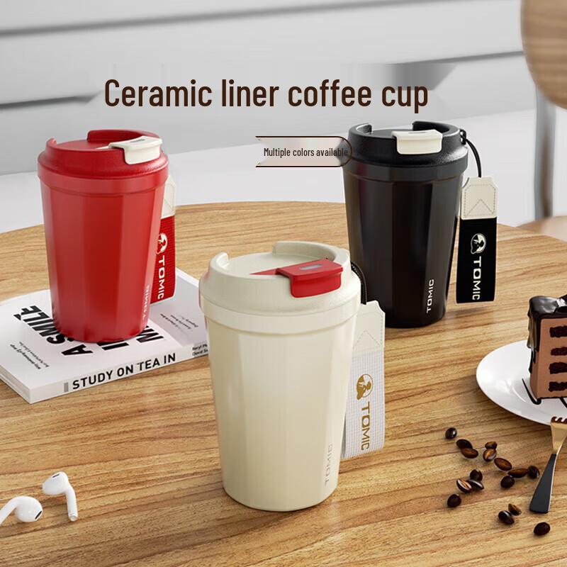 Temake Ceramic Lined Insulated Travel Mug