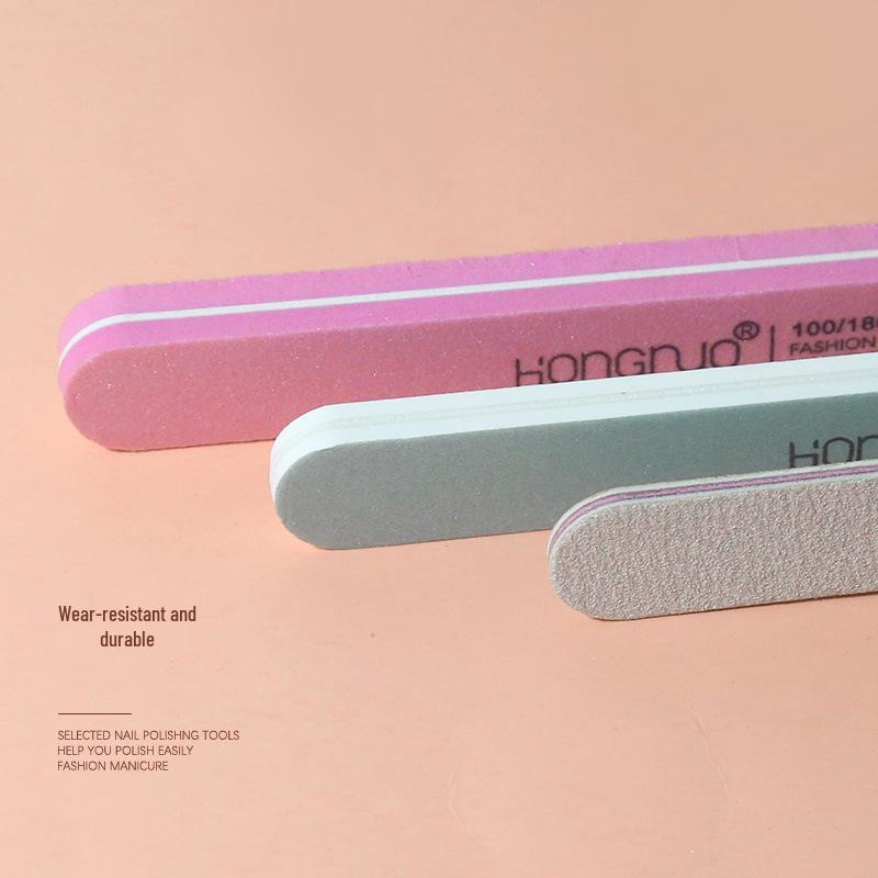 Nail File & Buffer Set: Double-Sided Grinding & Polishing Tool