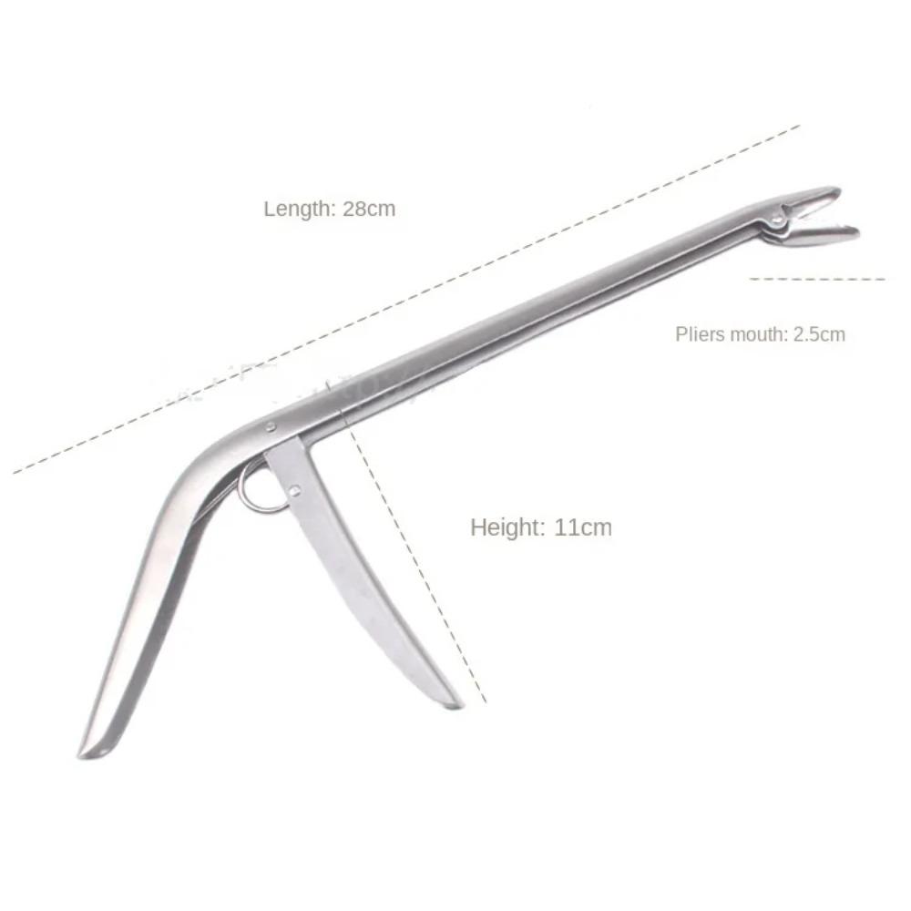 Stainless Steel Unhooking Device Fish Clamp Clip Catch Remover Plier Fishing Hook Tool Fish Tackle Control Fish Pliers