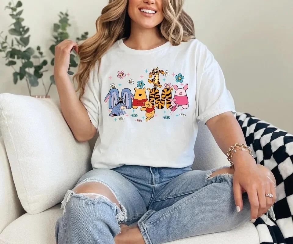 2026 New Winnie the Pooh Honey Jar TShirt 2026 Bestseller Childrens Soft and Comfortable ShortSleeved Top 100