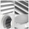 Circular Air Outlet Cover For Exhaust System 100mm Size acrylonitrile Adjustable And Flexible