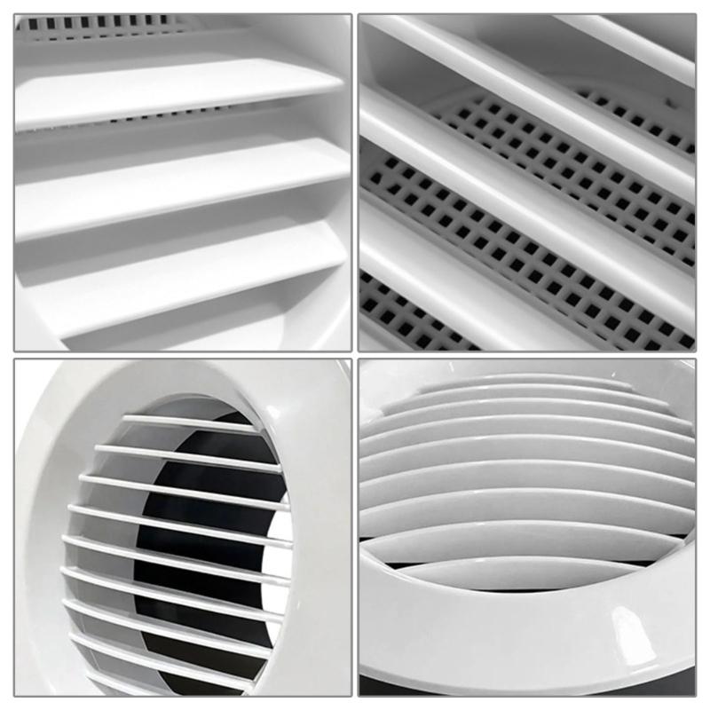 Circular Air Outlet Cover For Exhaust System 100mm Size acrylonitrile Adjustable And Flexible