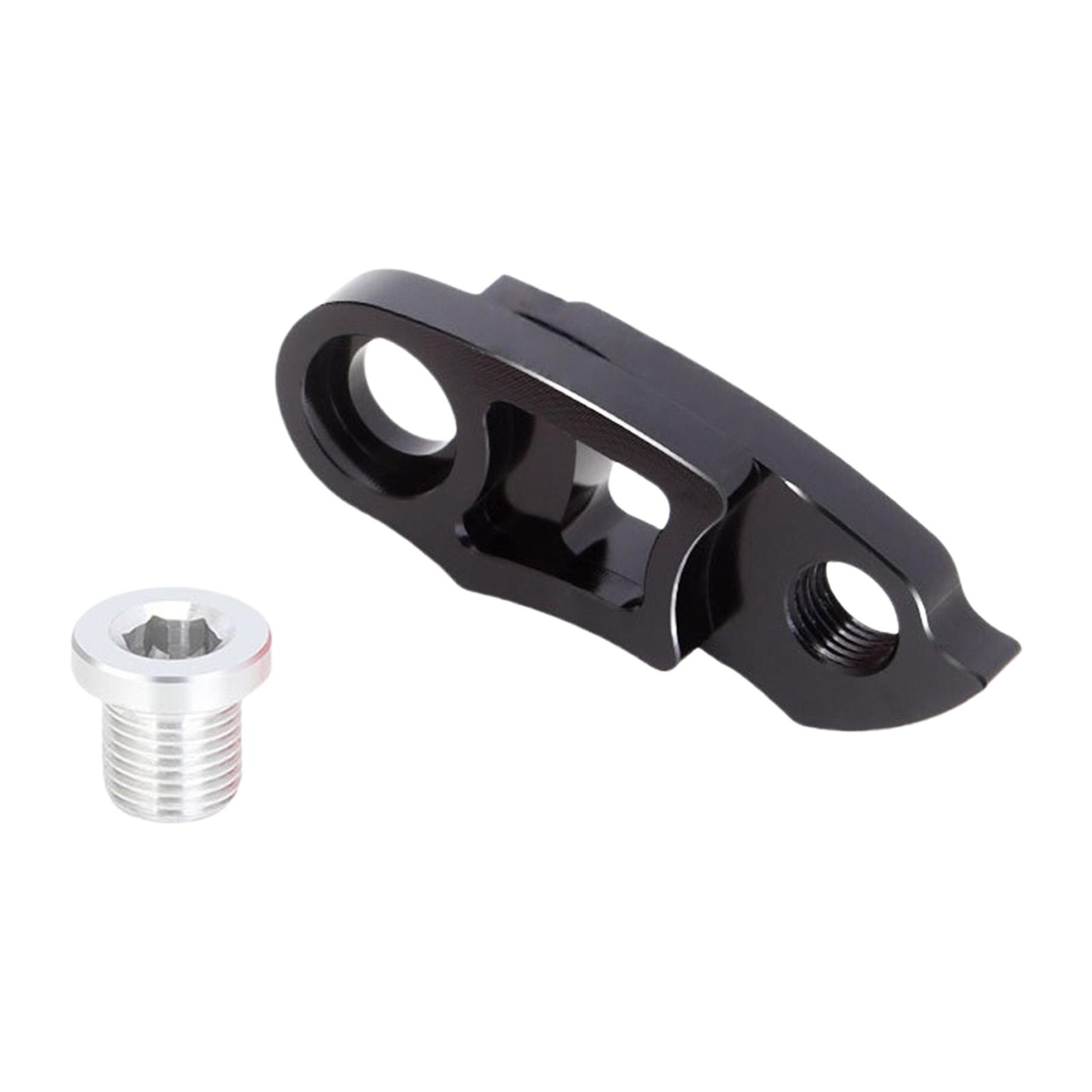 

Aluminum Alloys Bicycles Rear Derailleur Hanger Extenders Mountain Bike Frame Gear Tail Hook Extenders Easy to Install чёрный