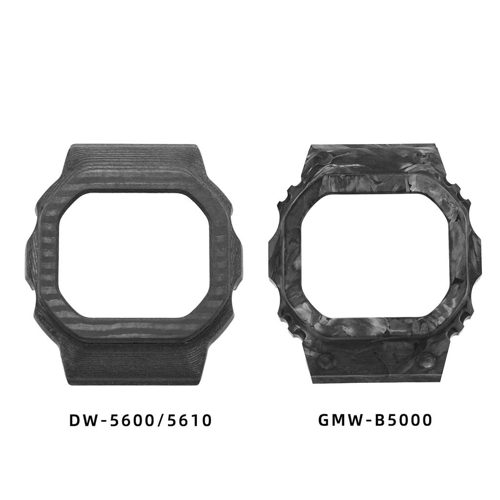 Etui z włókna węglowego do Casio G-SHOCK DW-5600 DW5600 GW-B5600 DW5610 GW-M5610 GMW-B5000 Wysokiej jakości Koperta Ramka Zegarka