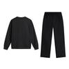 Li Ning Fashionable Simple Soft Breathable Loose Comfortable Versatile Crew Neck Pullover Long Sleeve Sweatshirt Casual Sports Set AWDVK45-1+YYKV199-1