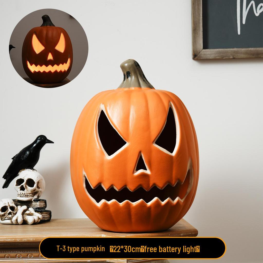 Halloween Large Pumpkin Lantern: Festive Decor for Doorways, Bars, and Shops