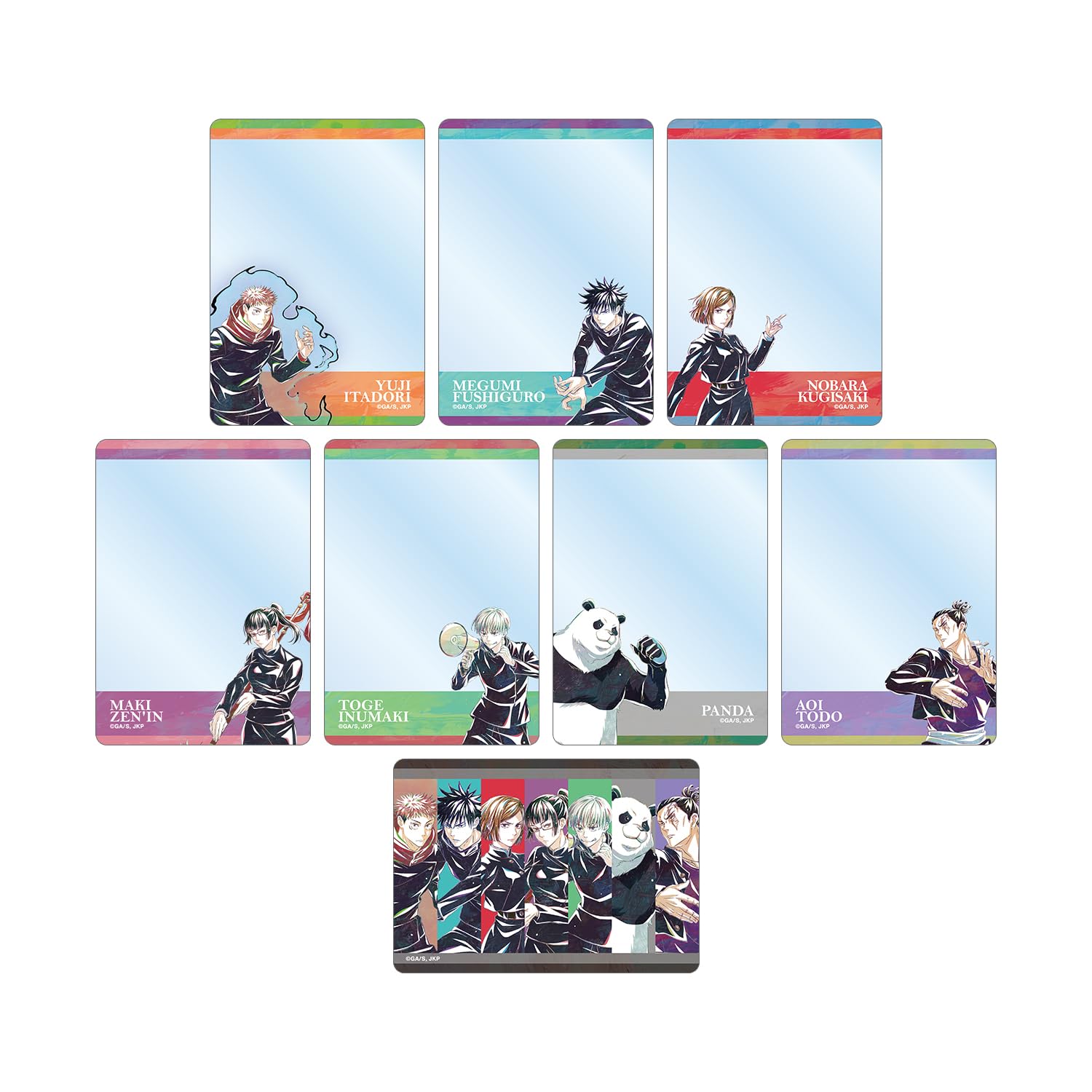 

TV Anime Trading Ani Art 7th Edition B8 Hard Card Case Box Jujutsu Kaisen ver.A 8-Pack