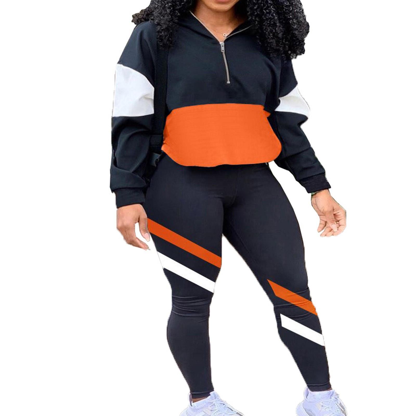 

Women s 2 Piece Set Outfits Spring Casual Long Sleeved Shirt,Long Pants L чёрный