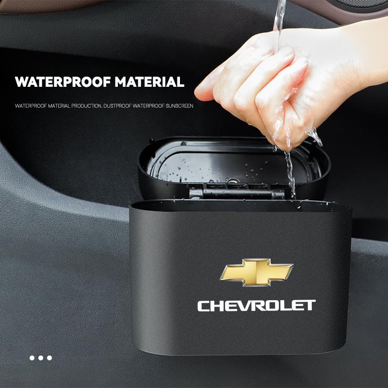 Multifunction In-vehicle Trash Can Storage Bucket Accessories For Chevrolet Cruze Silverado Corvette Camaro Captiva Suburban SS