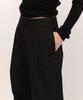 MUSINSA STANDARD WOMAN Women'S Deep Tuck Extra Wide Chino Pants [Black]
